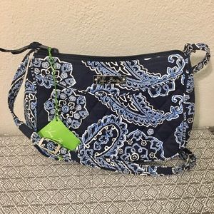 Vera Bradley Little Crossbody Blue Bandana- NWT